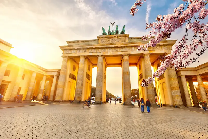 Berlin in the evening light — Brandenburg Gate
